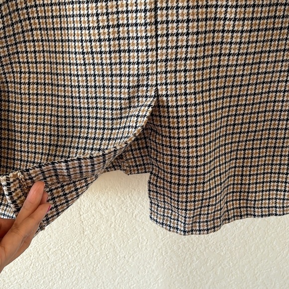 Women’s Houndstooth blazer jacket Size Large - Picture 7 of 12